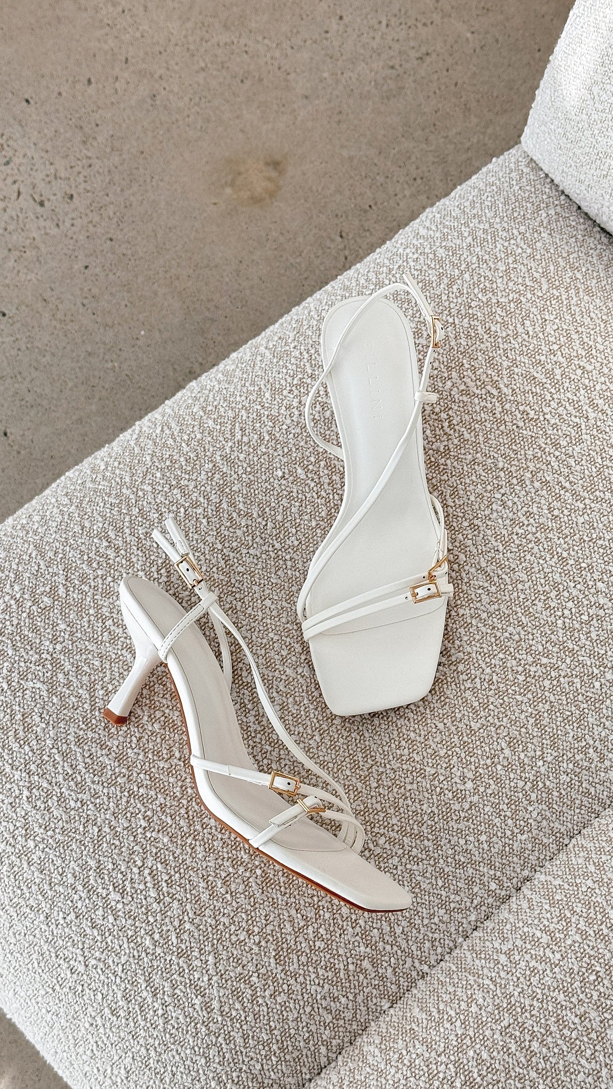 Toshie Heel White