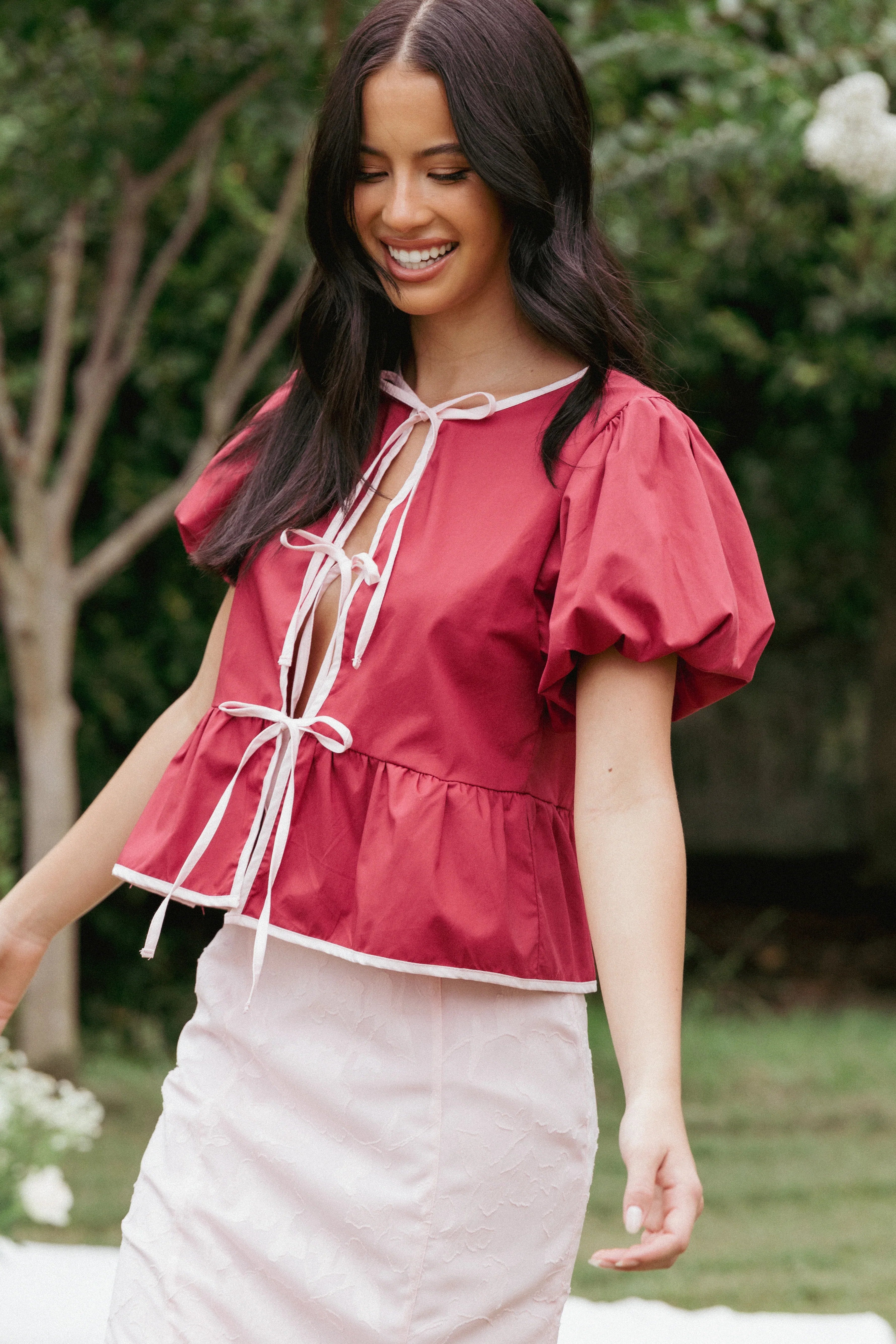 Ellien Top Red