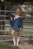 Brooklyn Mini Dress Blue Floral