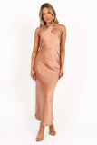 Grasie Midi Dress Bronze