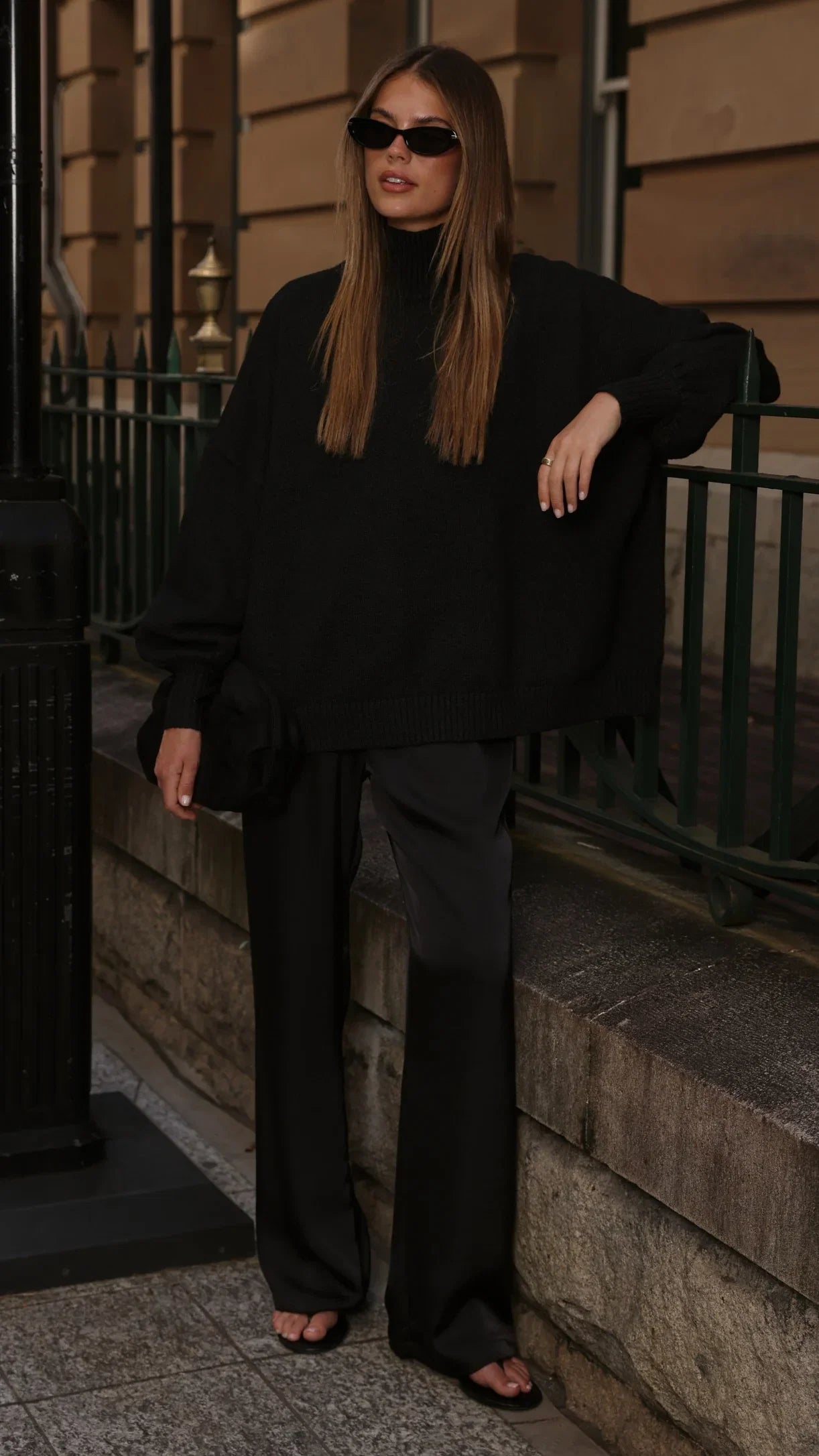 Harita Knitted Sweater Black