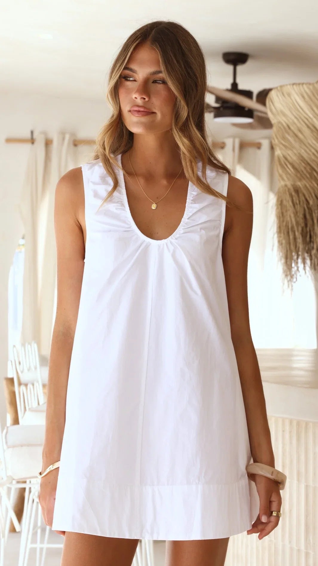Vika Mini Dress White