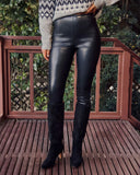 Savrin Vegan Leather Leggings