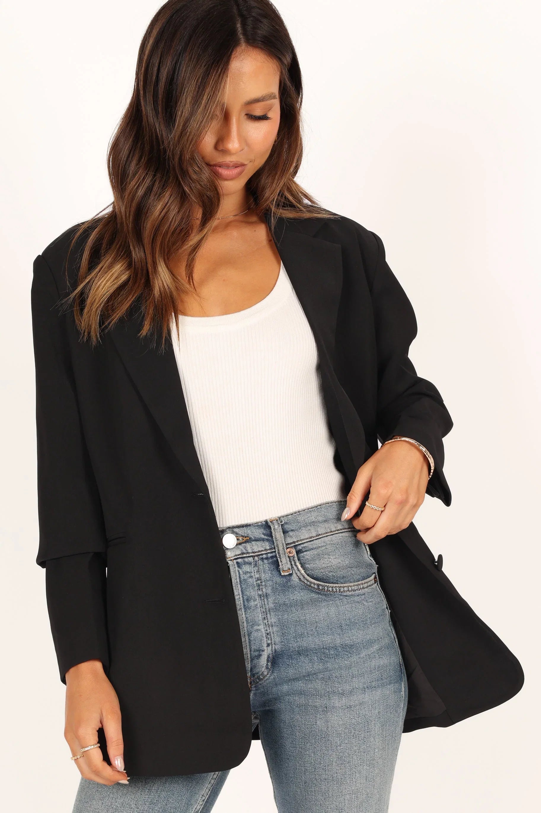 Valentina Blazer Black