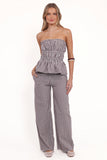 Abbott Pants Brown Gingham