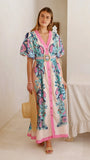 Dali Maxi Dress Island Bloom Pink