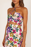 Kari Halter Top Set Floral