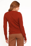 Quay Button Front Cardigan Red