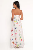 Soph Strapless Maxi Dress Ciao Bow Print