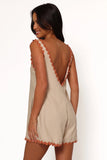 Aoife Romper Natural Tan