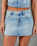 Laney Denim Mini Skirt