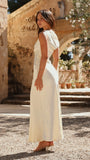 Auria Off Shoulder Maxi Dress Yellow