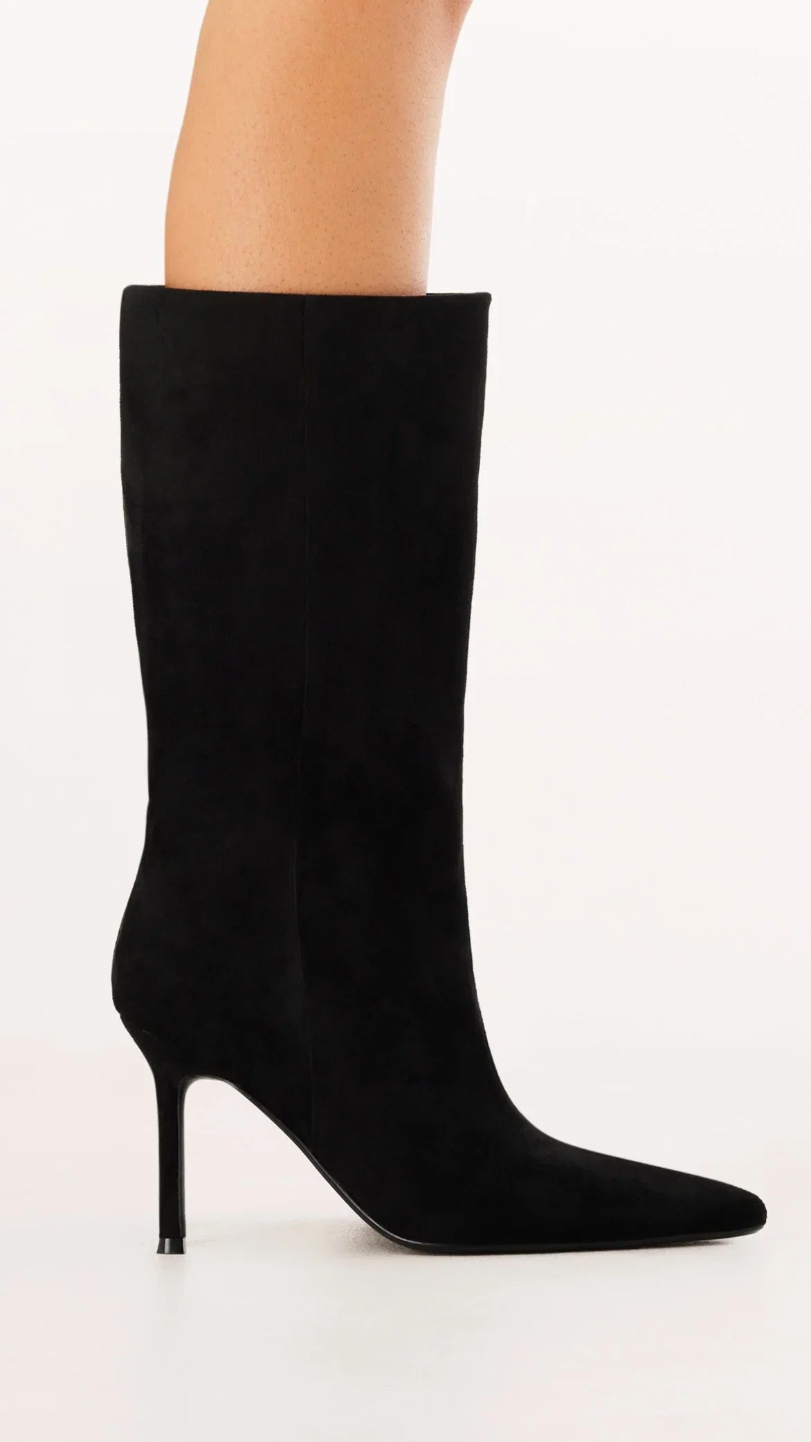 Nour Boots Black Suede
