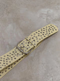 Toto Belt Blonde Silver