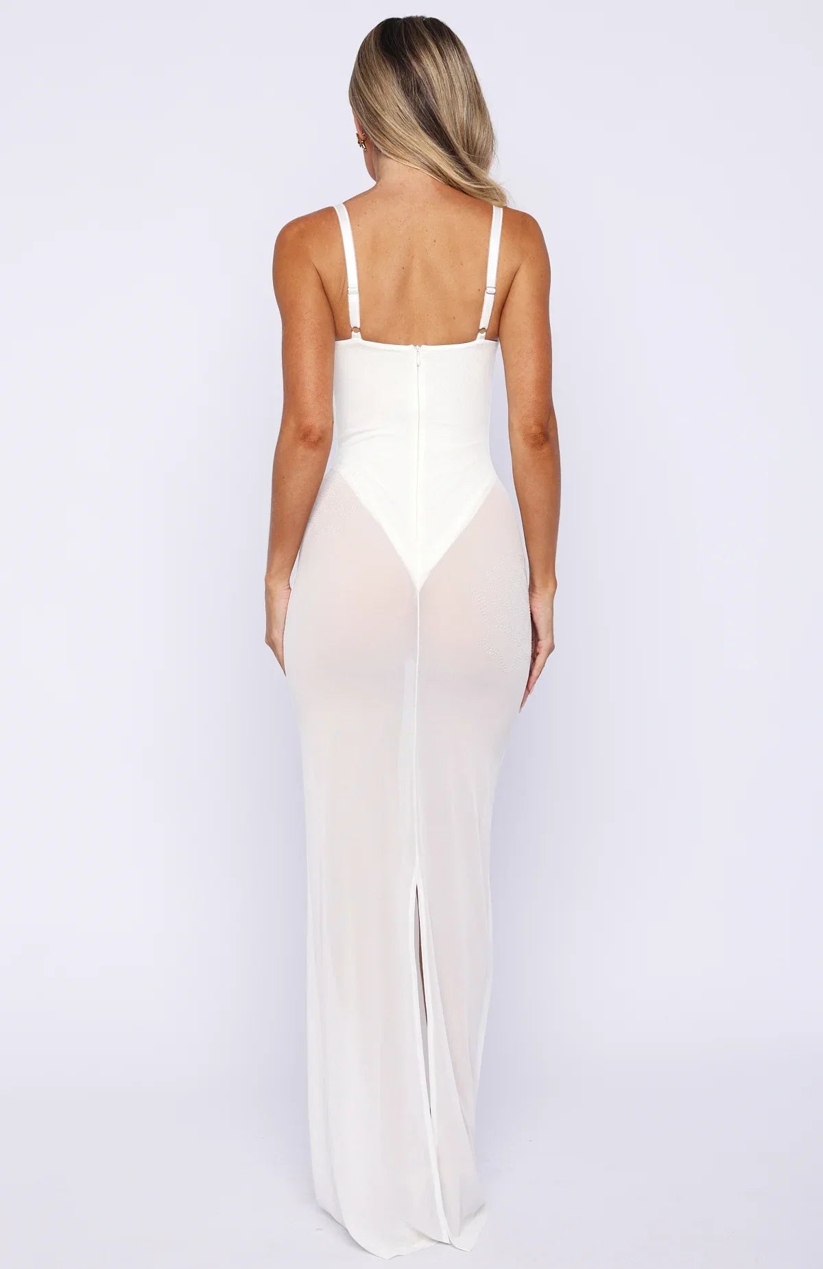 Parisian Night Maxi Dress White