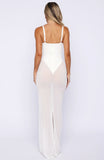 Parisian Night Maxi Dress White