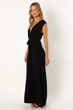 Nora Wide Leg Jumpsuit Black