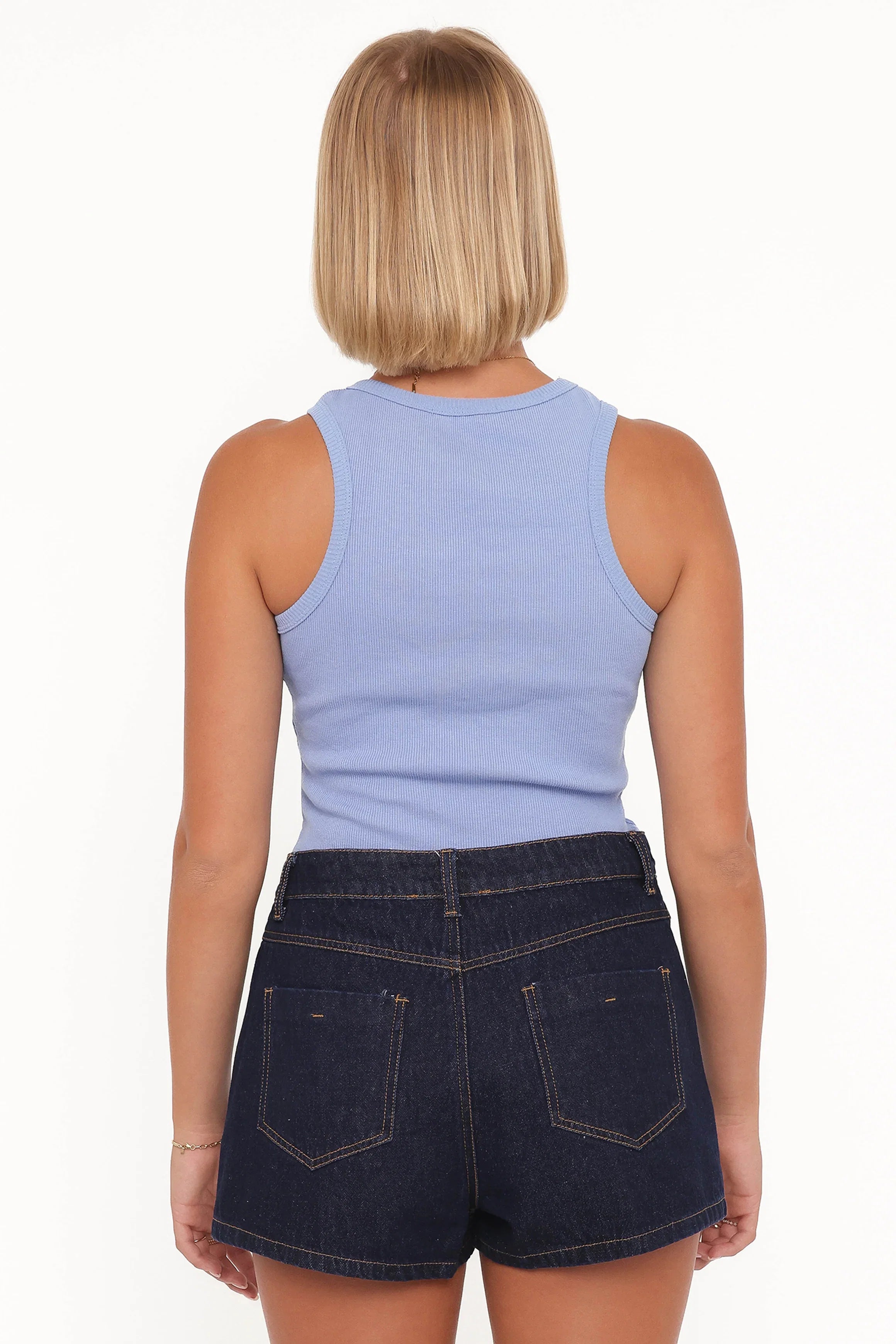 Evanna Denim Skort Dark Wash
