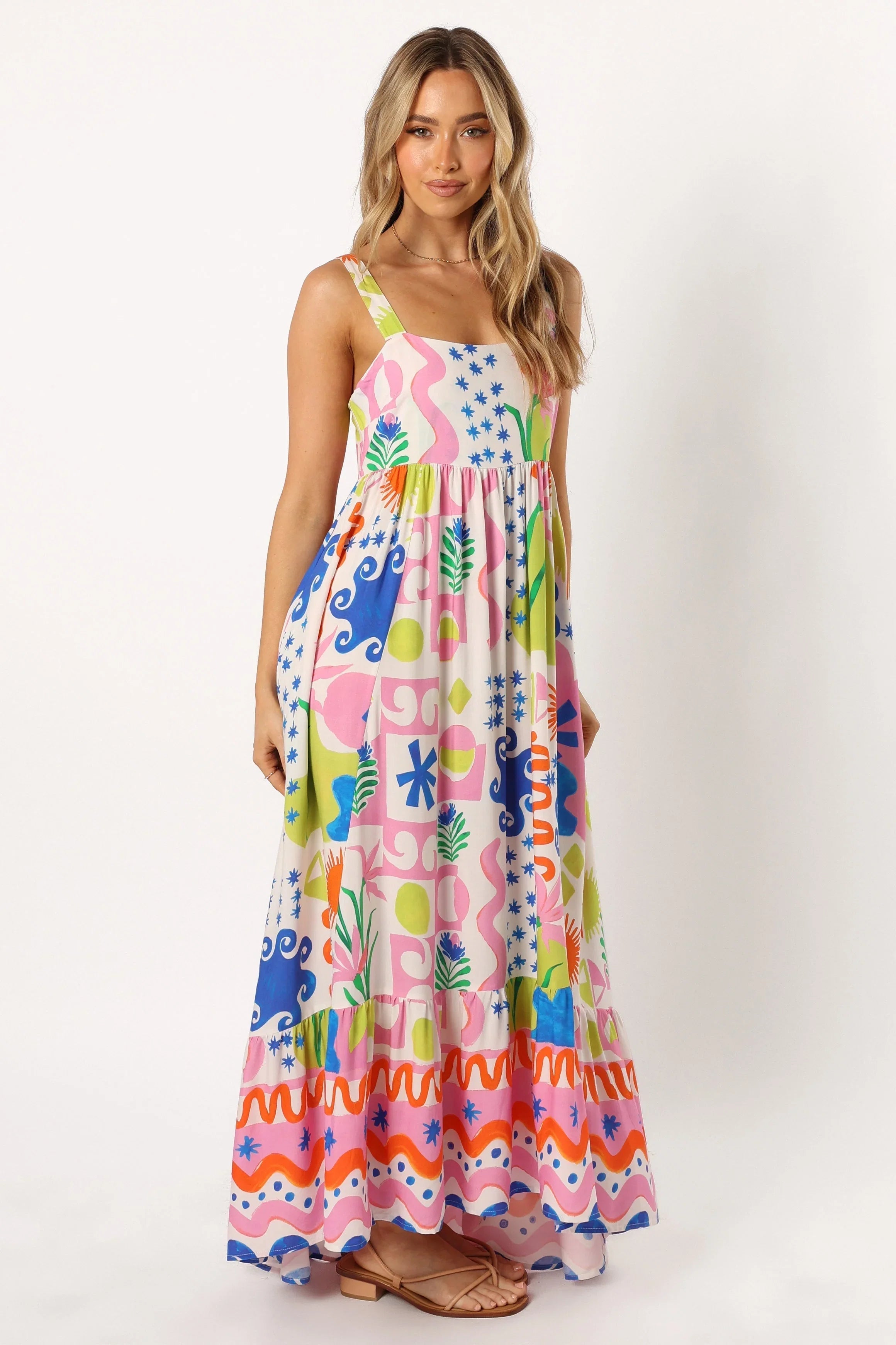 Greer Maxi Dress Mercedes Print