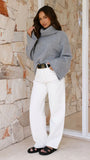 Jacques Knitted Jumper Grey