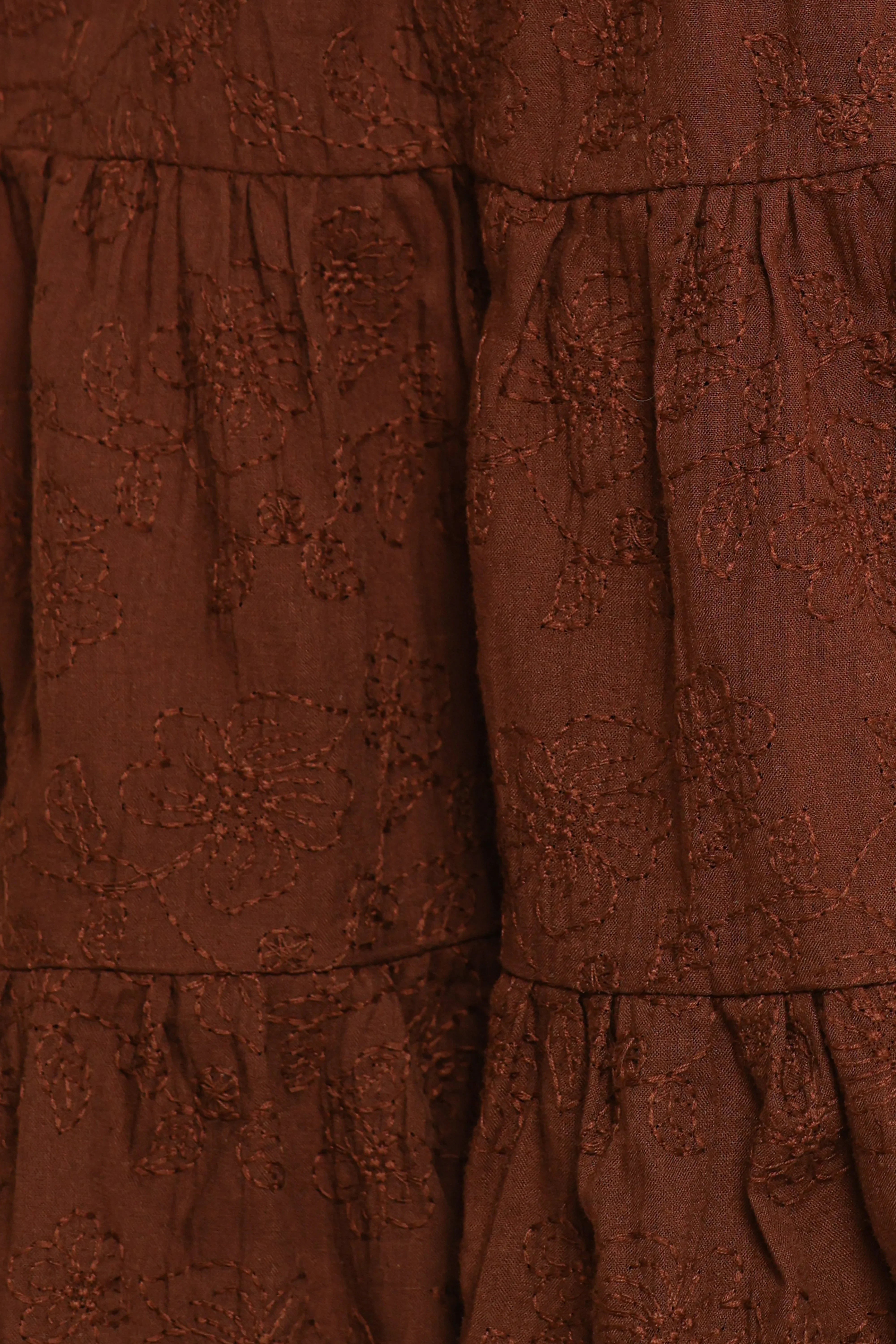 Rilie Halterneck Mini Dress Brown