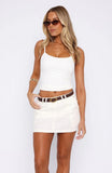 Just Let It Go Singlet White