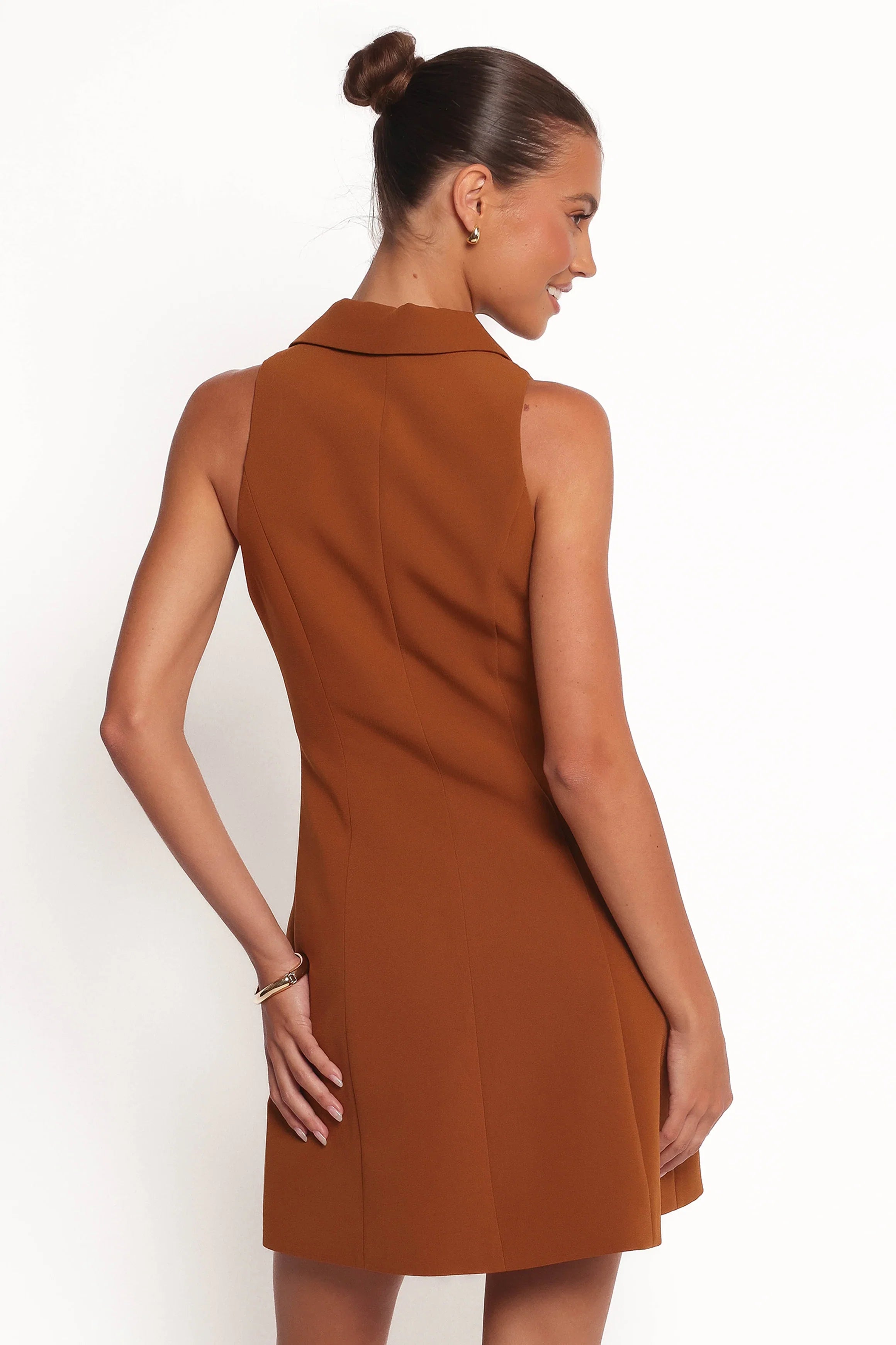 Barrett Mini Dress Brown