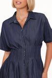Davine Mini Dress Blue