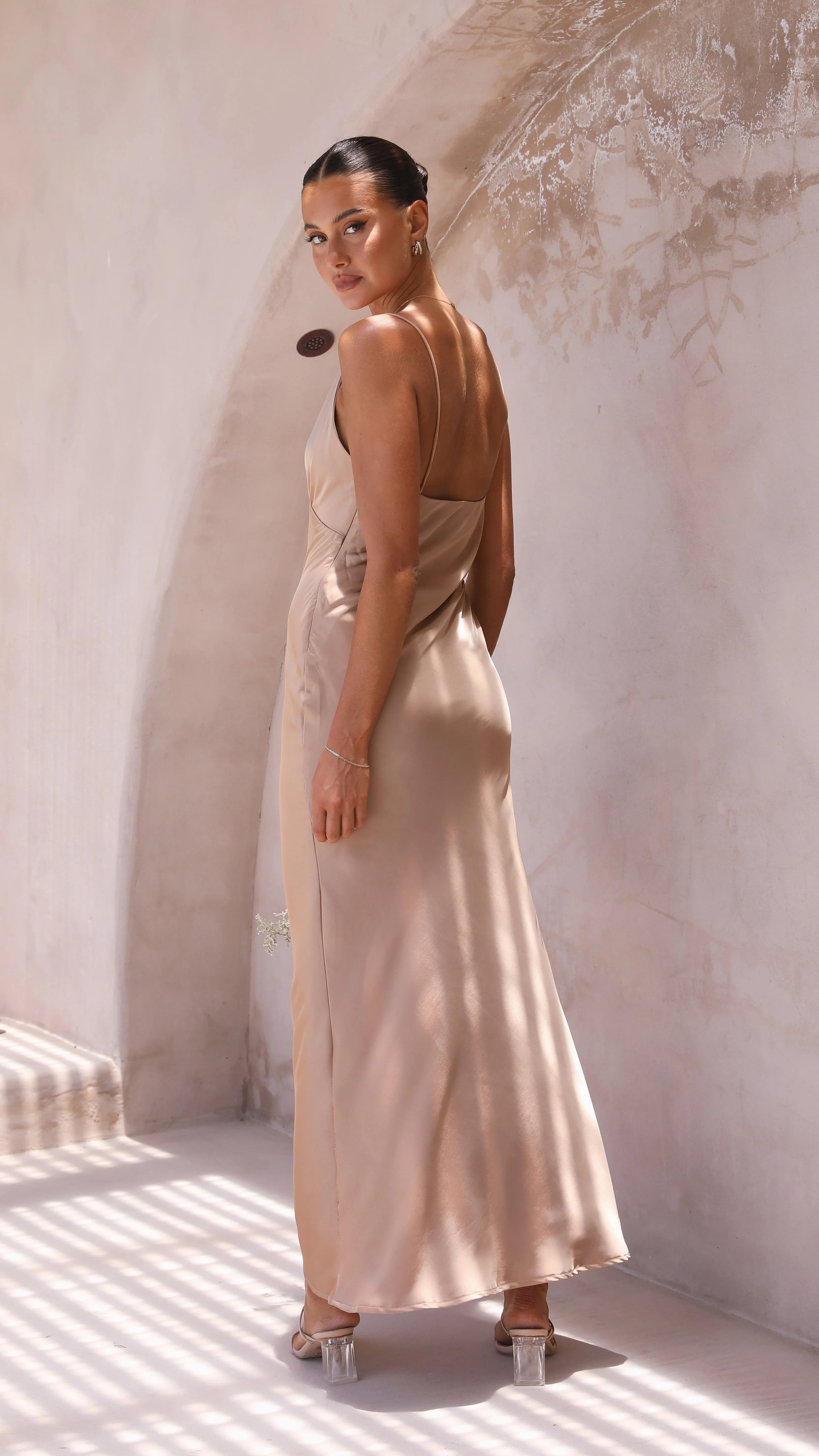 Ziah Maxi Dress Latte