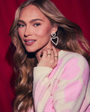 True Love Dangle Heart Earrings