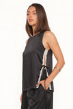 Coleman Side Slit Top Black
