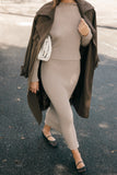 Payton Knitted Set Taupe