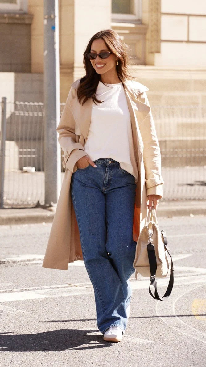 Byron Trench Coat Camel