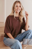 Lilith Knit Top Chocolate Brown