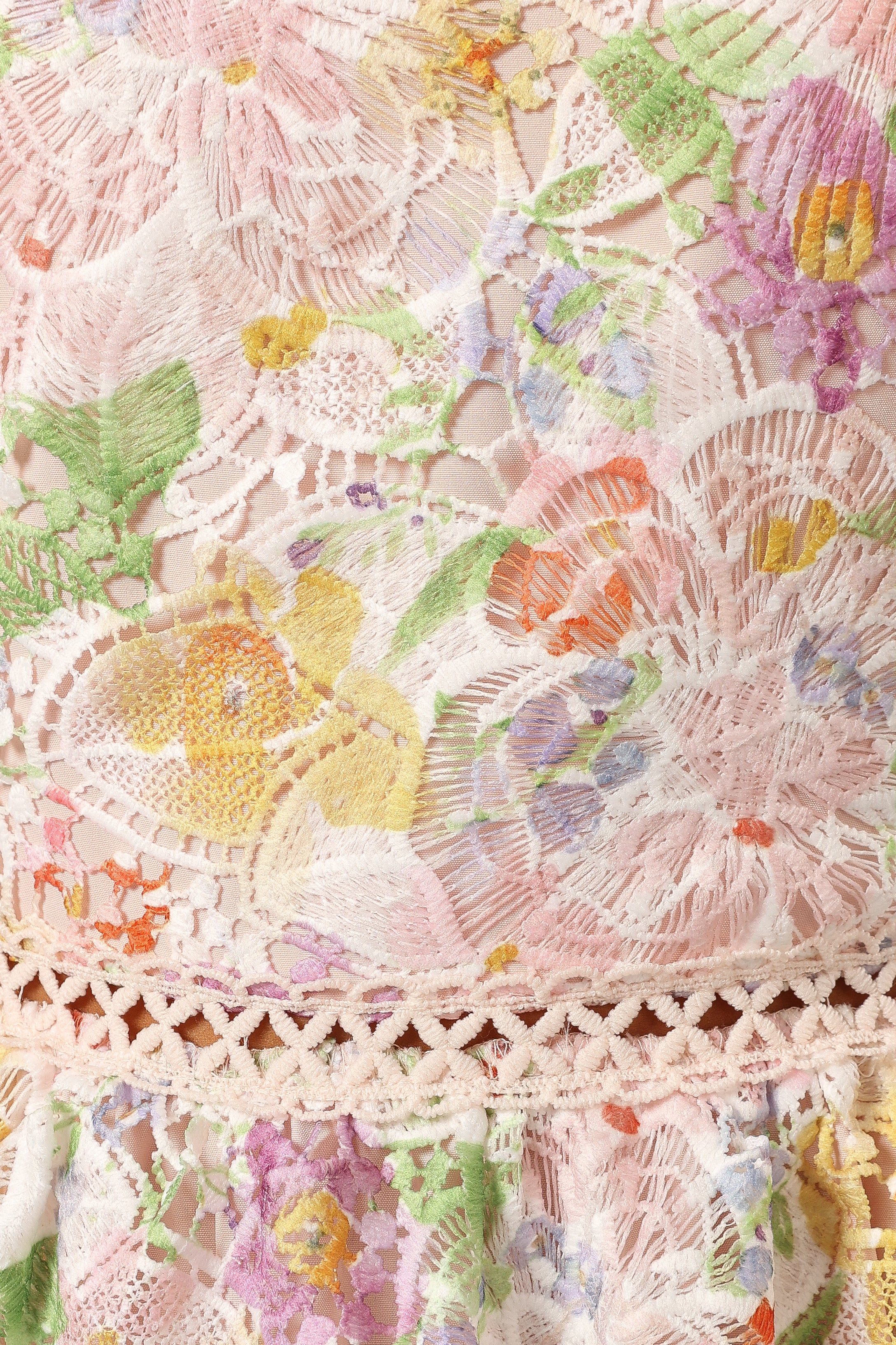 Maddy Midi Dress Light Pink Multi