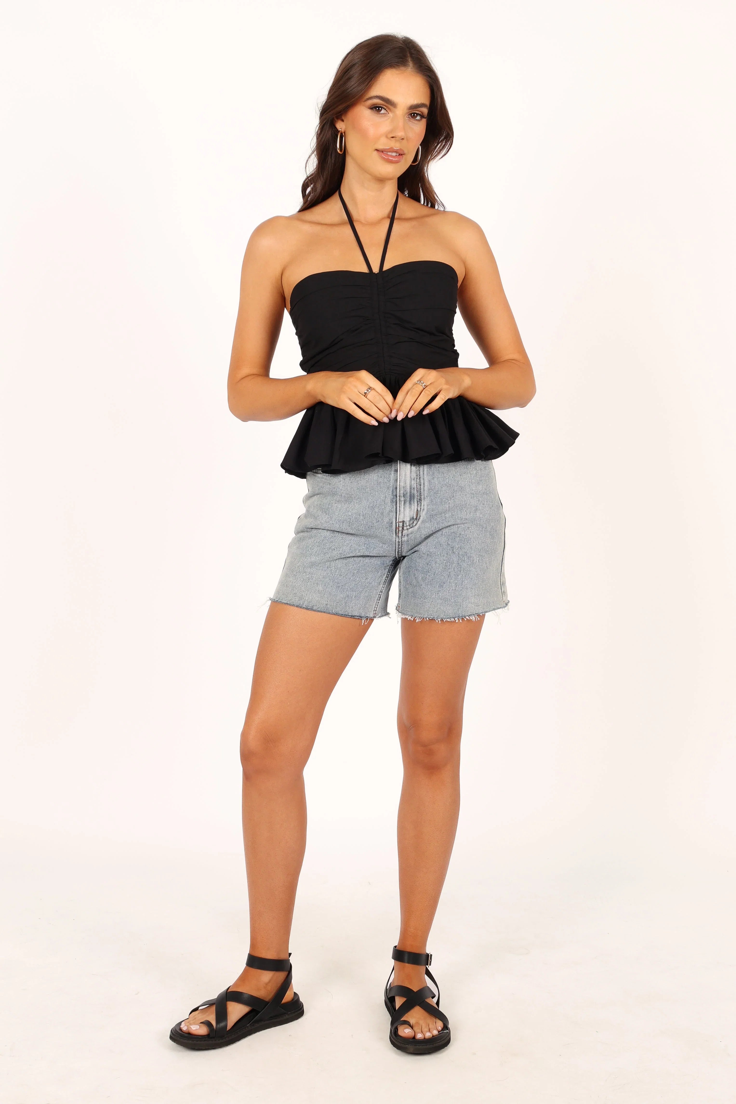 Dede Halter Top Black