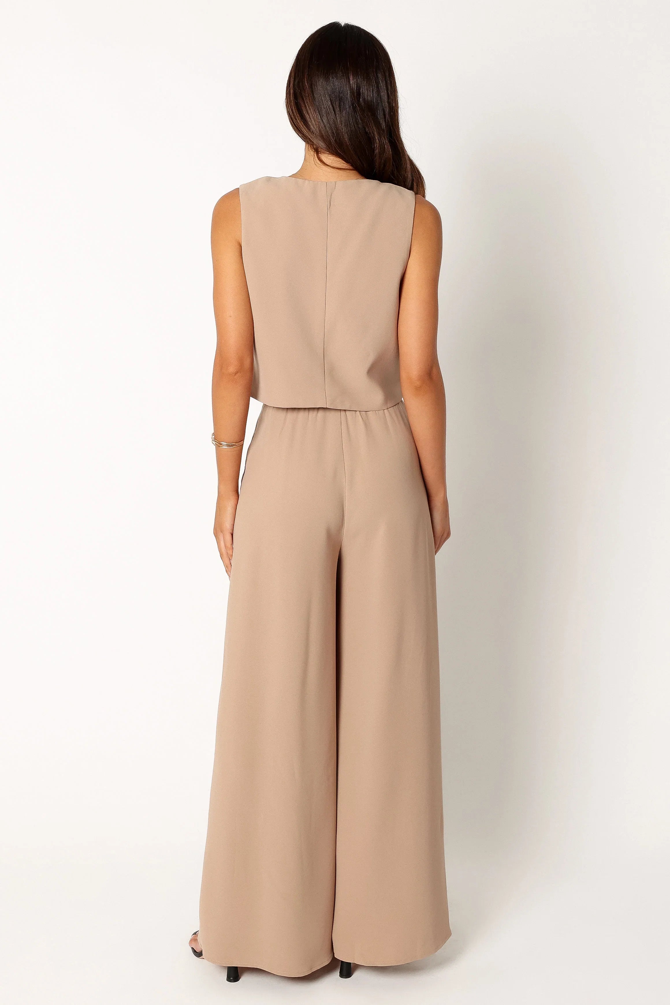 Camille Two Piece Set Beige