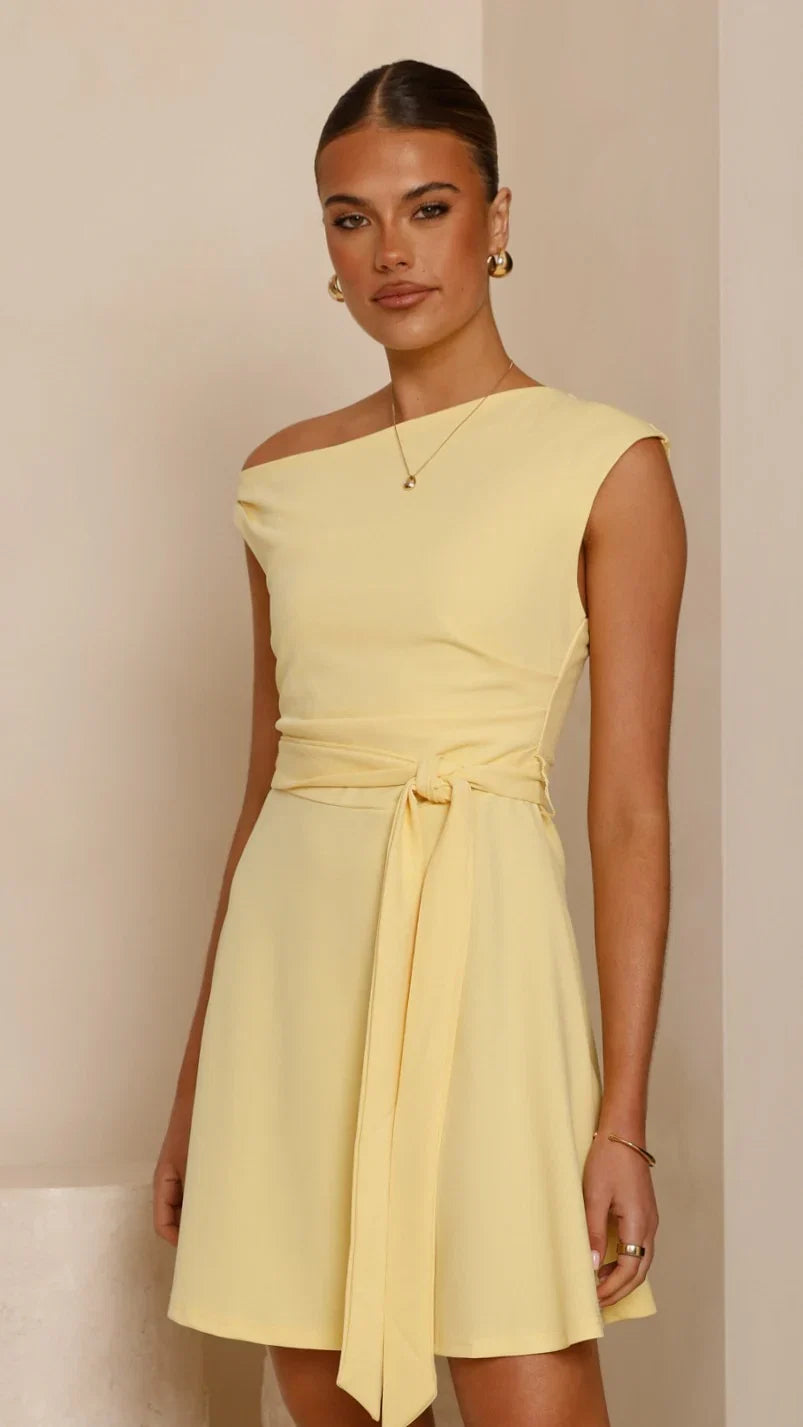 Gem Mini Dress Yellow