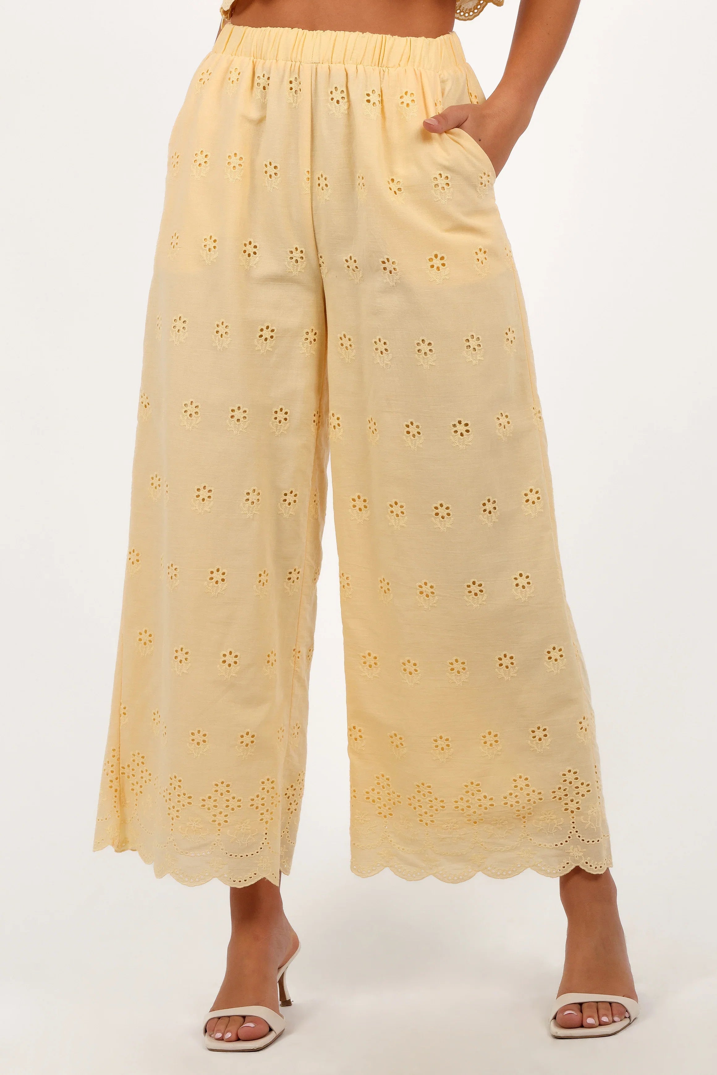 Clementine Pant Set Honeysuckle Yellow