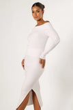 Charlotte Knitted Set White