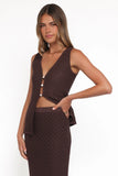 Asplie Knit Top Espresso