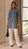 Yvella Denim Jacket Mid Blue