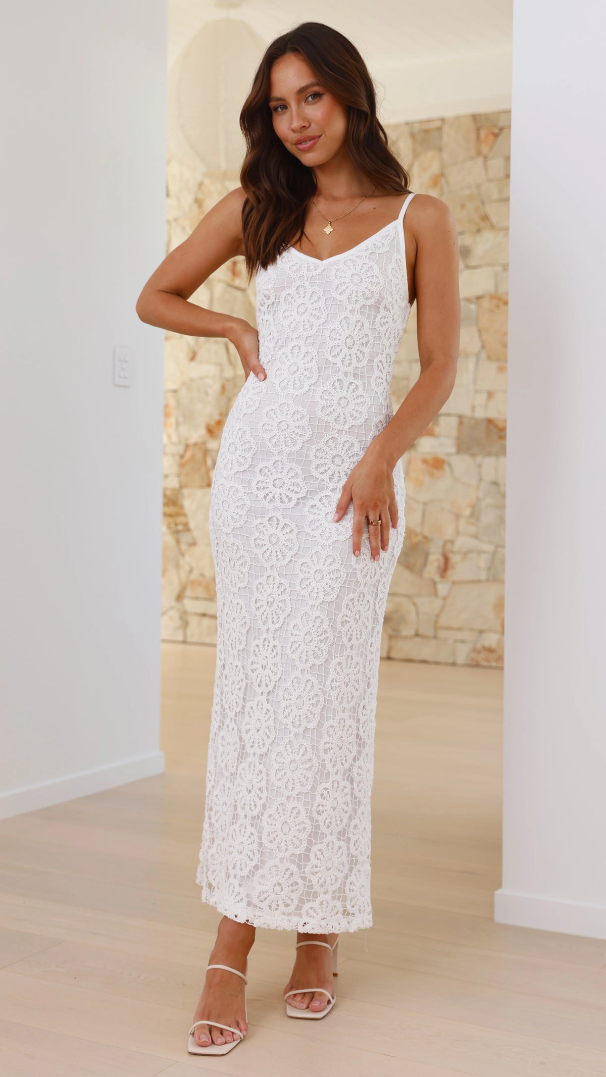 Kaden Maxi Dress White