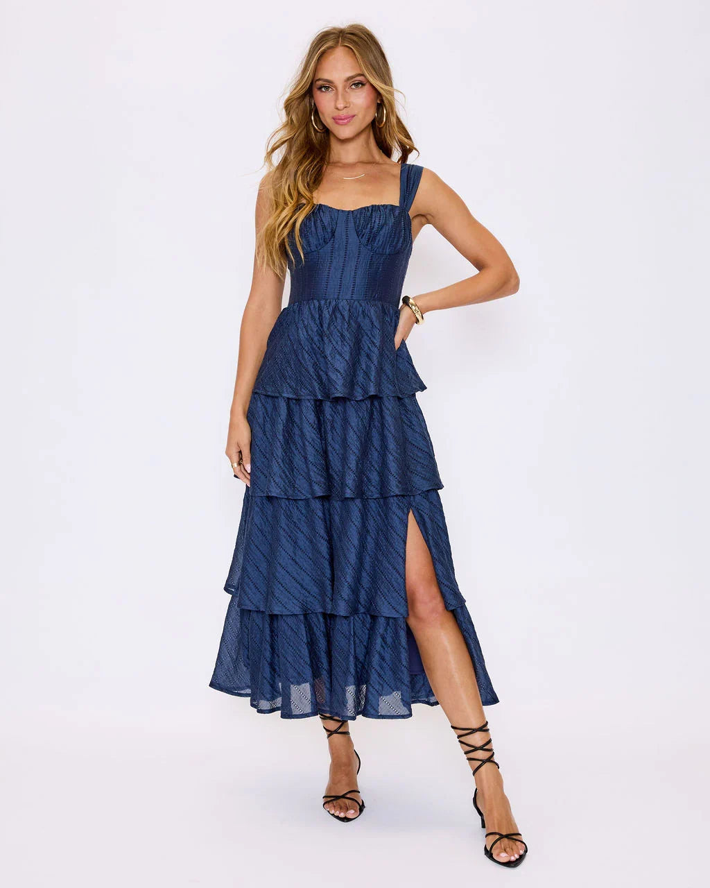Celeste Tiered Midi Dress