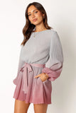 Rebecca Gradient Romper Pink