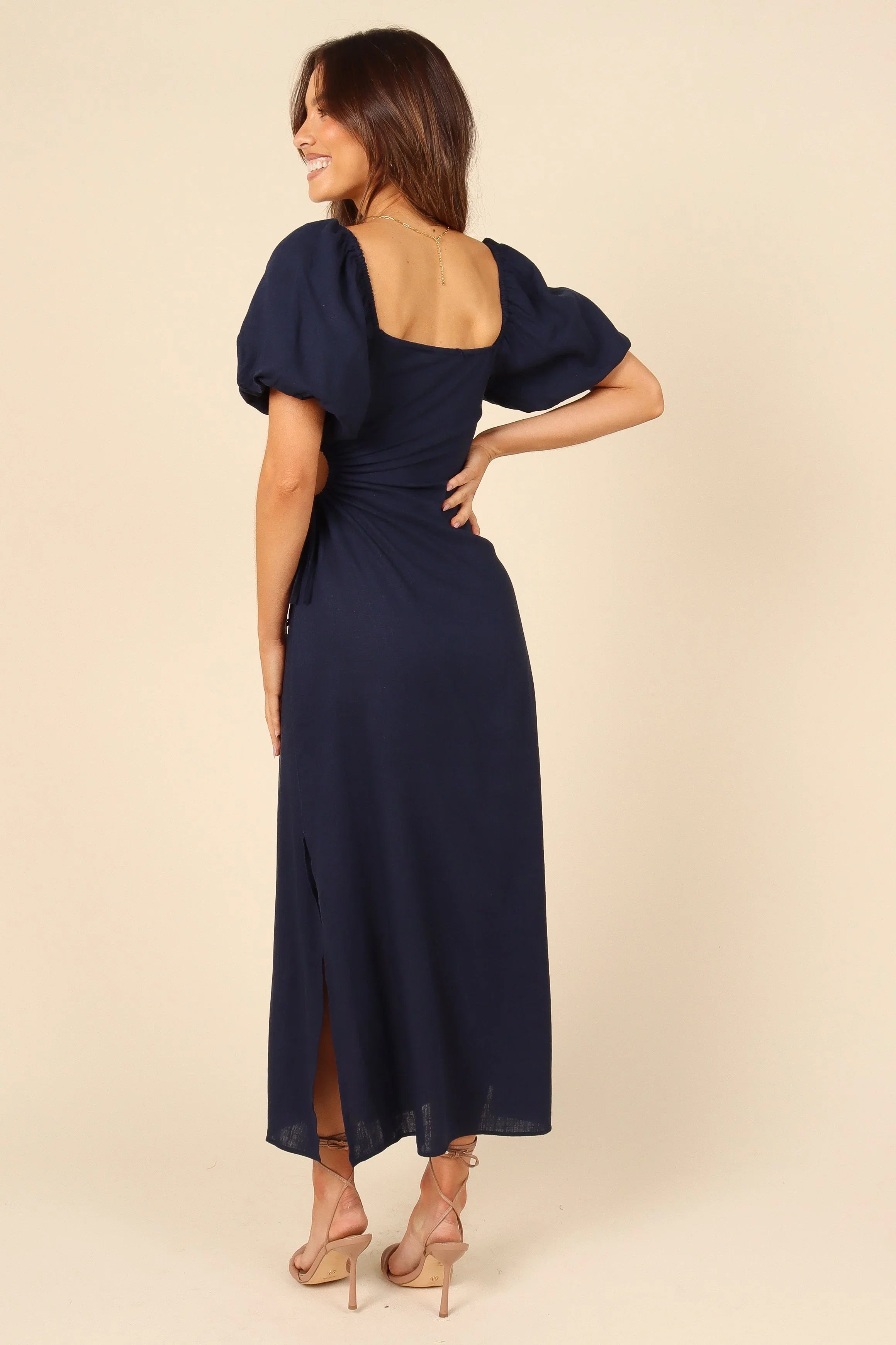 Chloe Cut Out Dress Navy