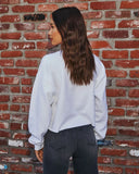 Mickey Mouse Crop Graphic Sweatshirt