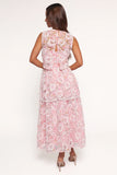 Eleanora Midi Dress Pink Floral