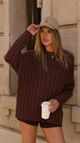 Naiva Oversized Knit Brown