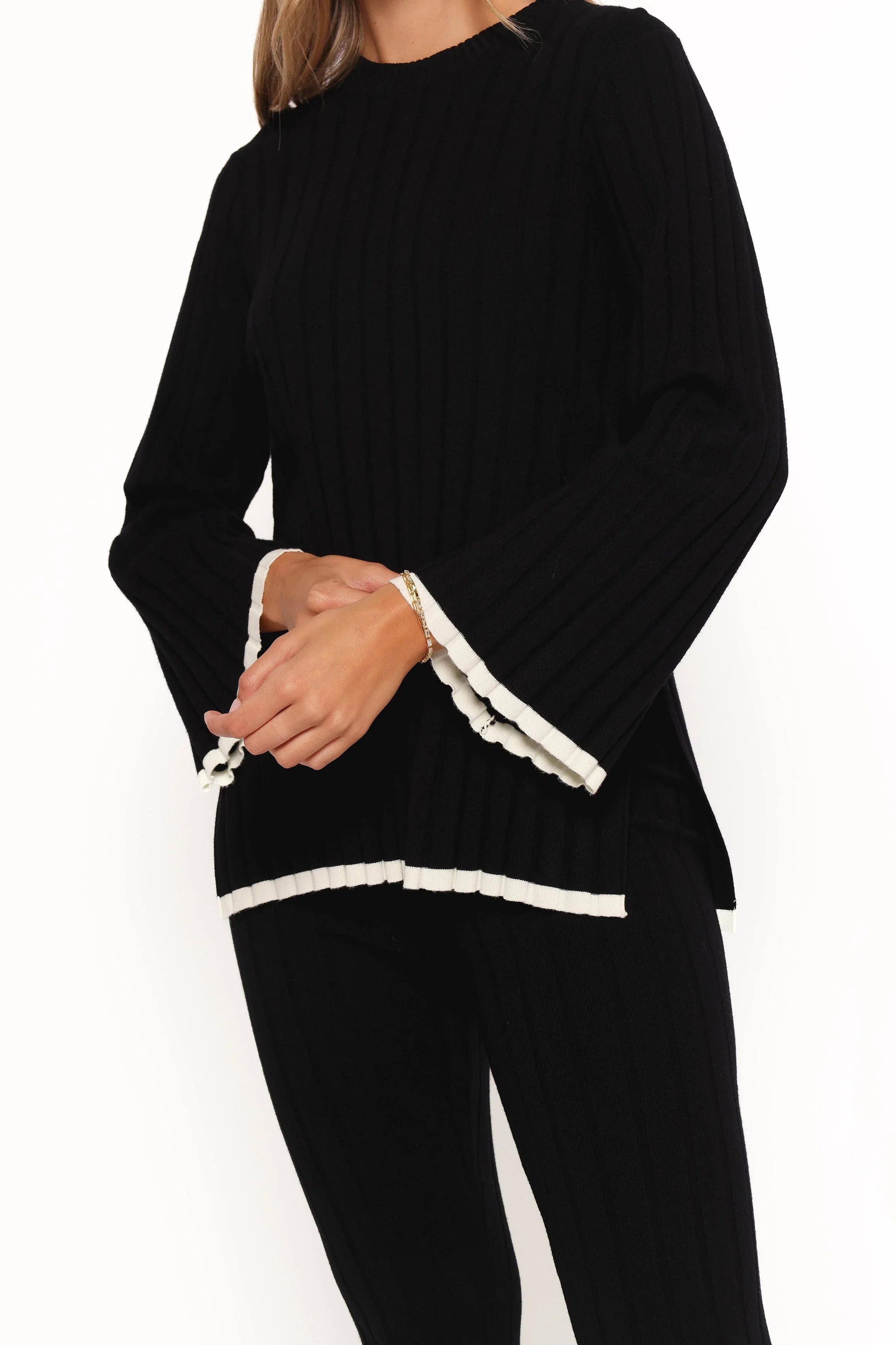 Dora Knit Top Black